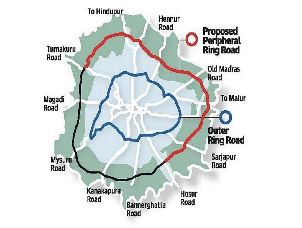 Bengaluru: BDA To Move Forward With Land Acquisitions As The 74 Km Long Peripheral  Ring Road (PRR) Receives Environmental Clearances